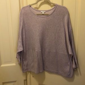 Lavender Oversized Kimono Light-weight Sweater